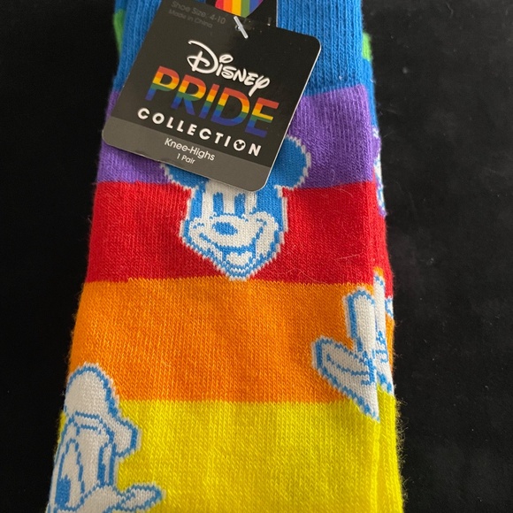 NEW With Tags Disney Pride Collection Knee High Sox - Picture 2 of 4